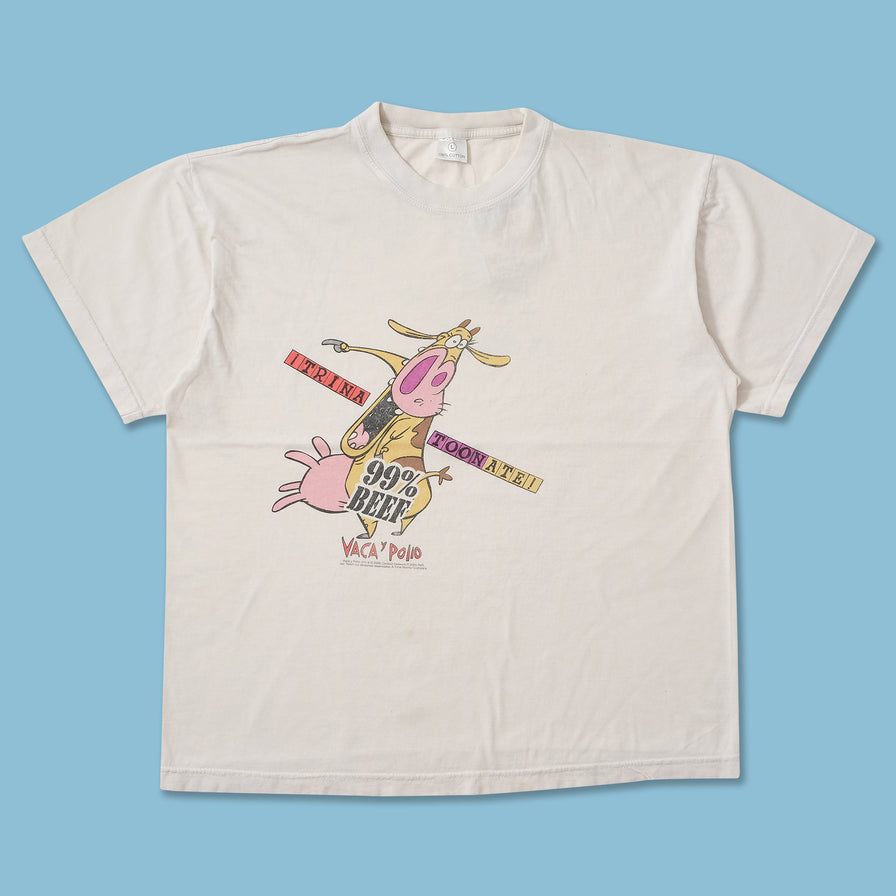 Vintage Vaca y Pollo T-Shirt Large 