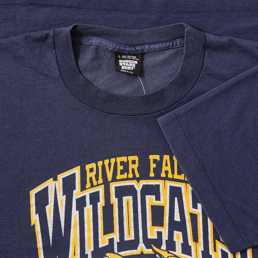 Vintage River Falls Wildcats T-Shirt Medium 