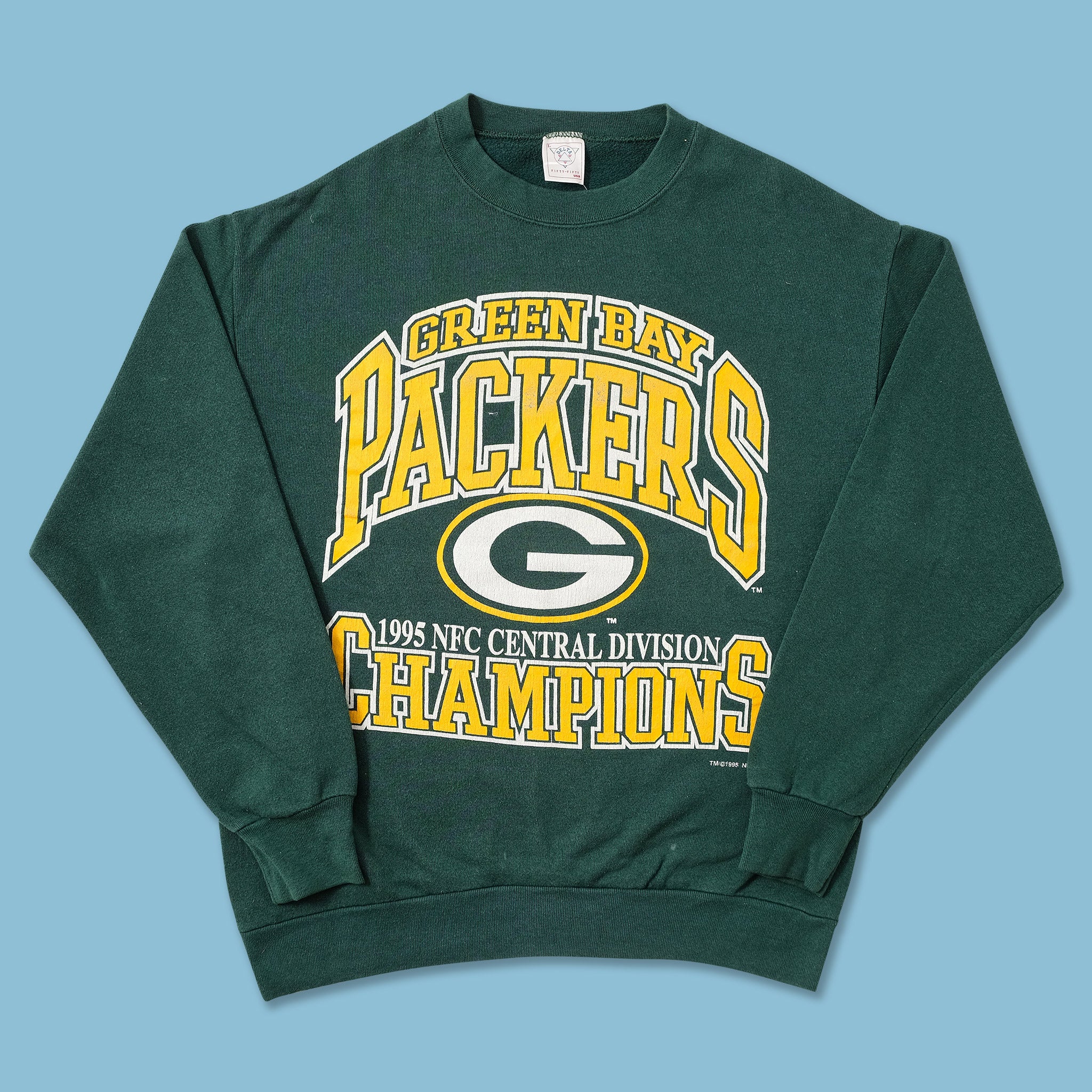 Vintage 1995 Green Bay Packers Graphic Crewneck Sweatshirt / NFC