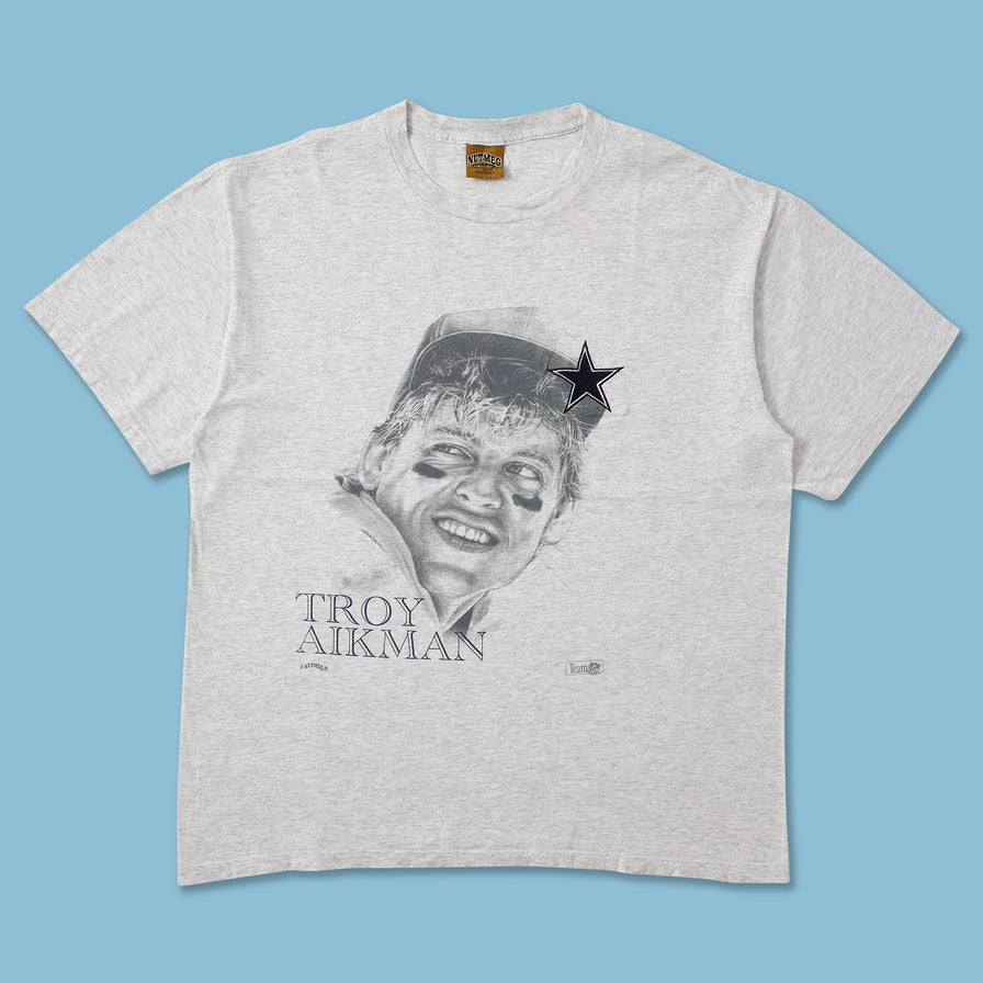 Vintage Nutmeg Dallas Cowboys Aikman T-Shirt XLarge 
