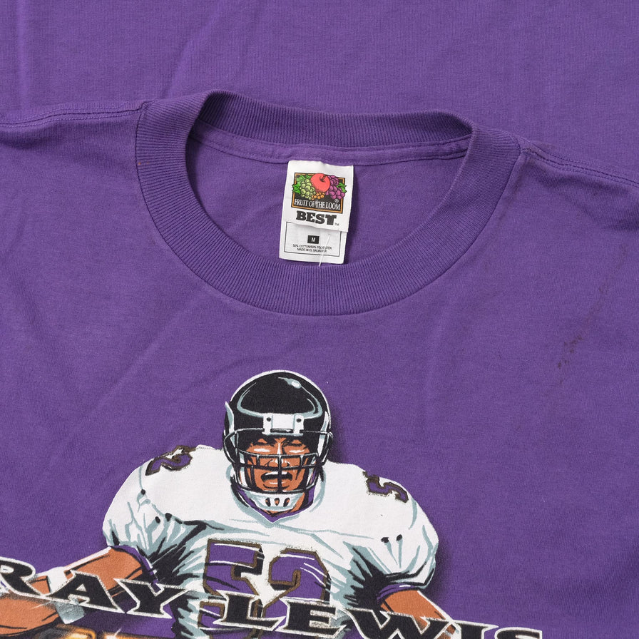 Vintage 2001 Ray Lewis T-Shirt Medium 
