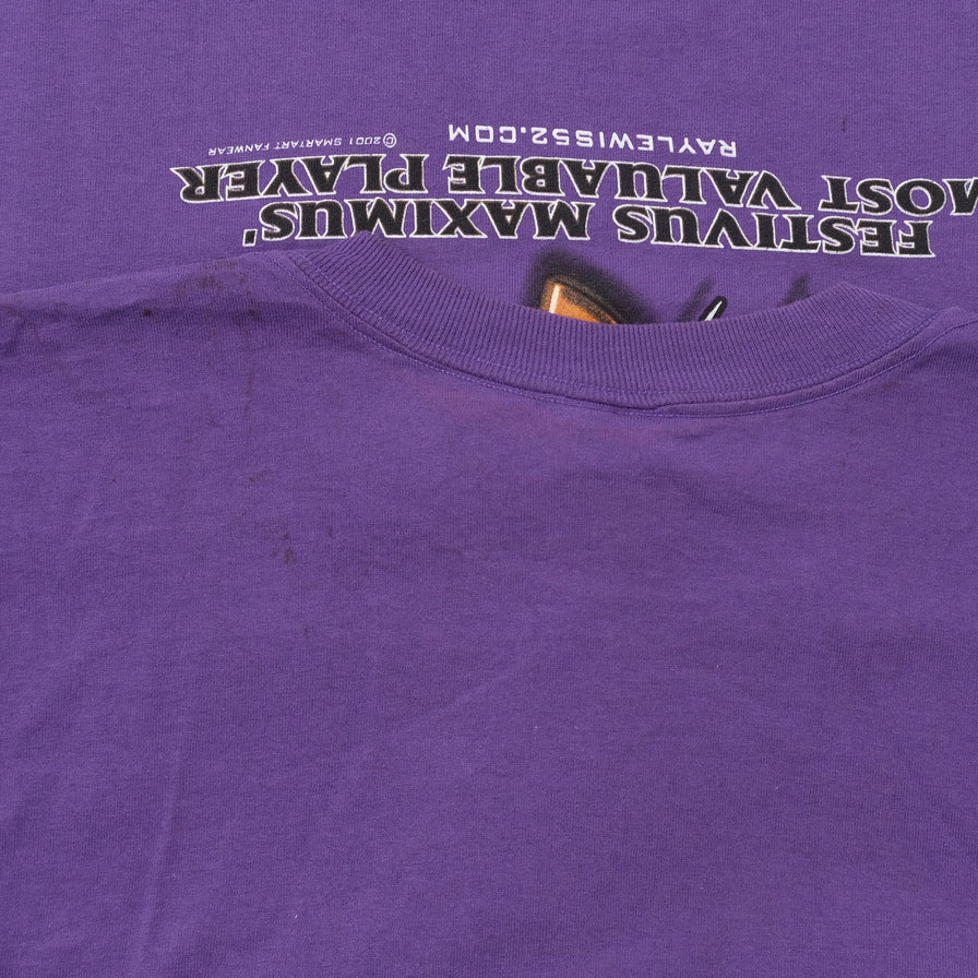 Vintage 2001 Ray Lewis T-Shirt Medium 