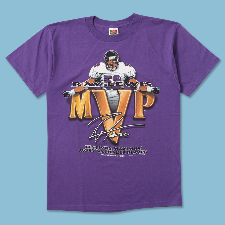 Vintage 2001 Ray Lewis T-Shirt Medium 