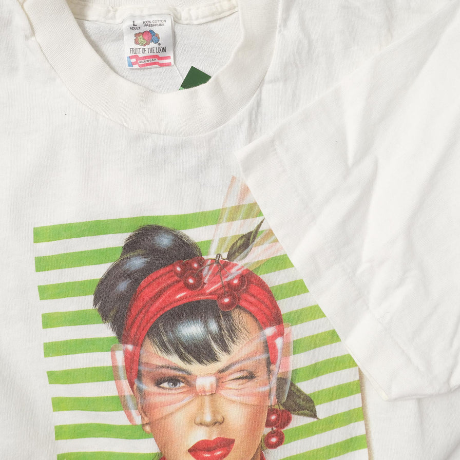 Vintage Luxottica Eyewear T-Shirt Large 