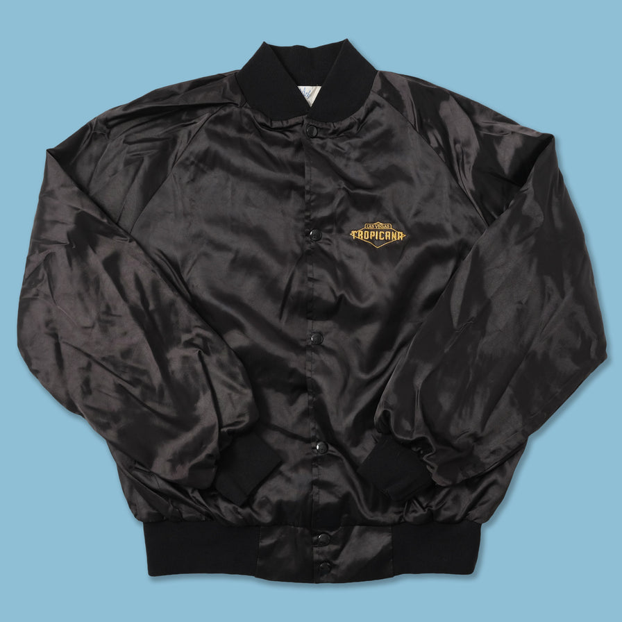 Vintage Satin College Jacket Large 