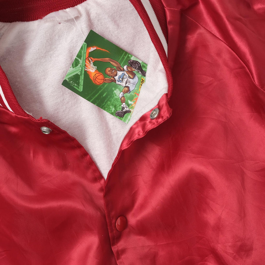 Vintage light Satin College Jacket Medium 