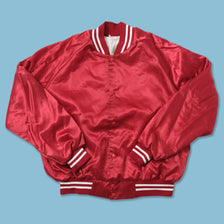 Vintage light Satin College Jacket Medium 