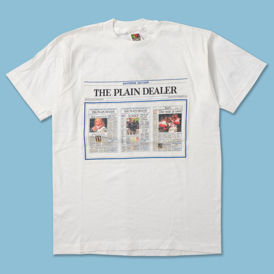 Vintage 1995 The Plain Dealer T-Shirt Large 