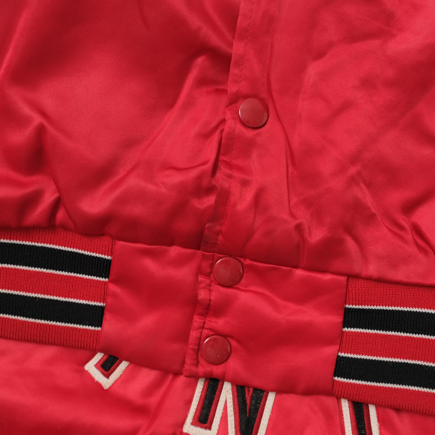 Vintage Bulldogs Satin College Jacket Medium 