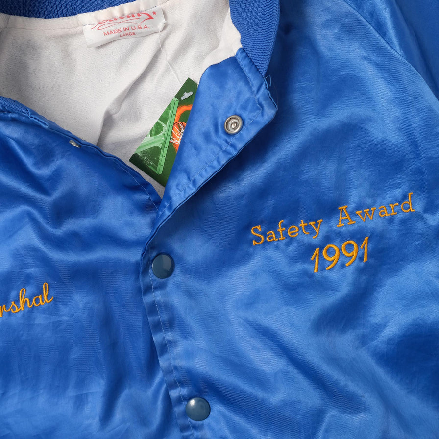 Vintage Satin College Jacket Small 