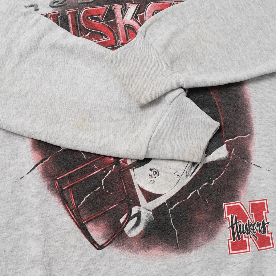 Vintage Nebraska Huskers Sweater Medium 