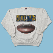 Vintage Notre Dame Sweater XLarge 