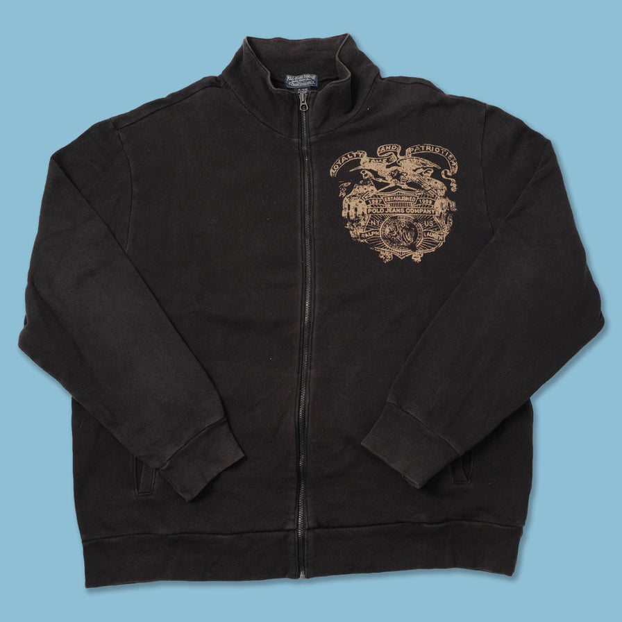 Vintage Polo Jeans Sweater Jacket XLarge 
