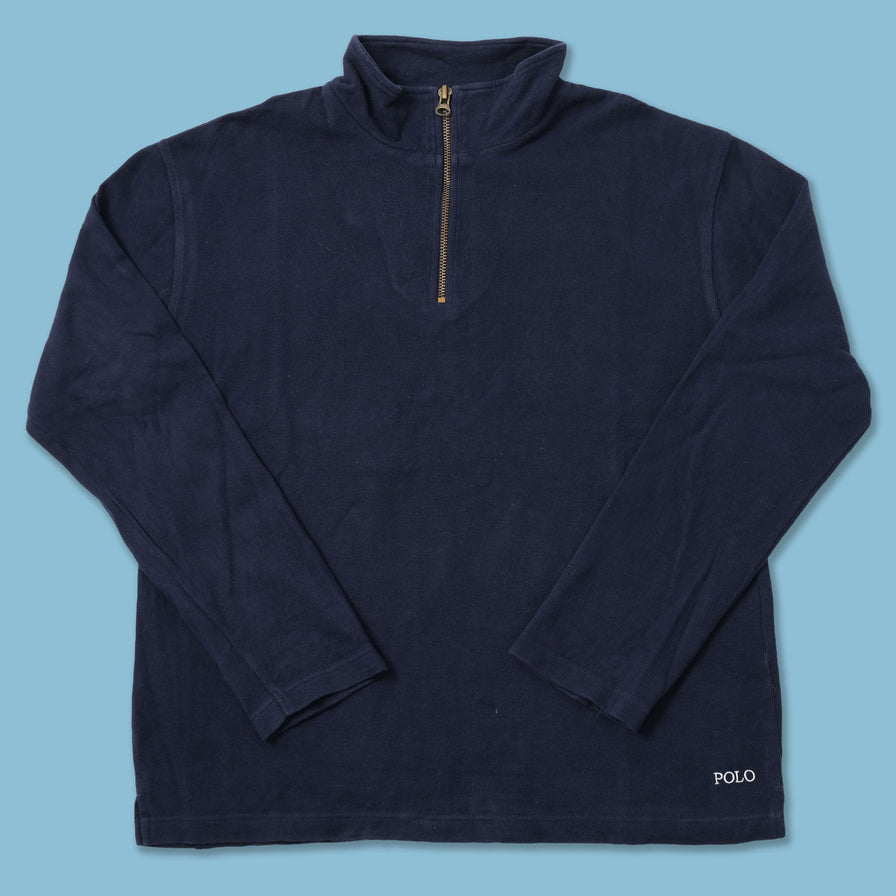 Vintage Polo Ralph Lauren Q-Zip Sweater Large 