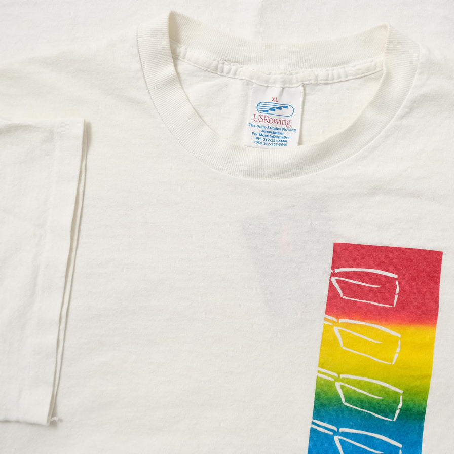 Vintage US Rowing T-Shirt XLarge 