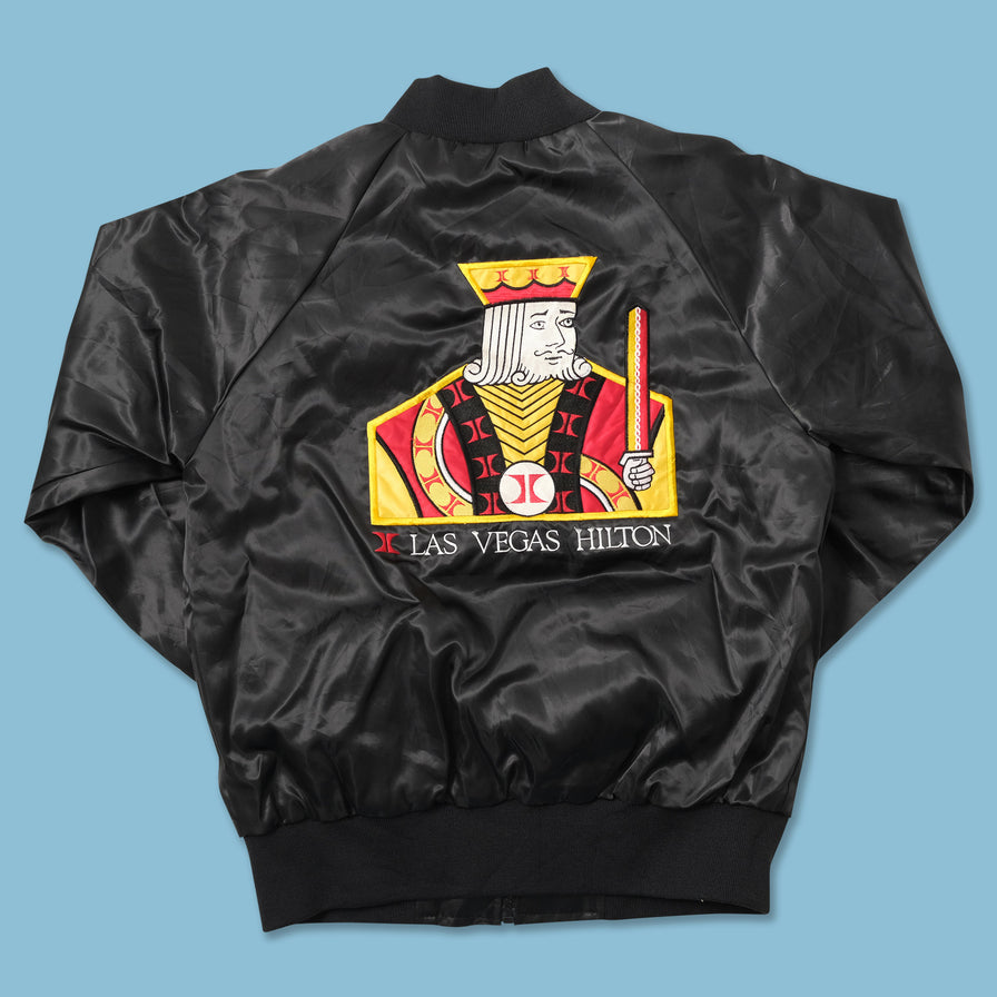 Vintage Las Vegas Satin Jacket Medium 