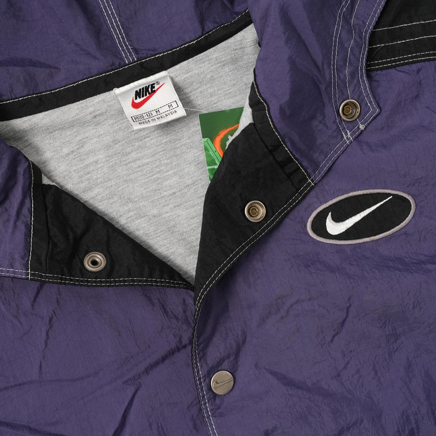 Vintage Nike Women's Track Jacket Small 