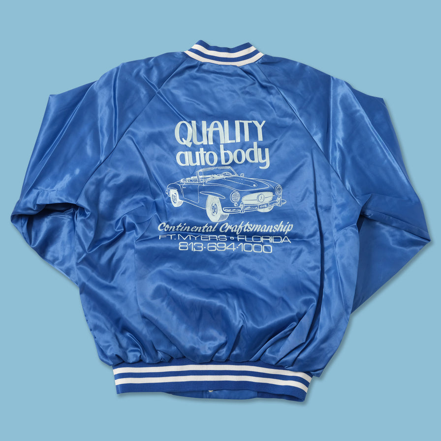 Vintage Satin College Jacket XLarge 