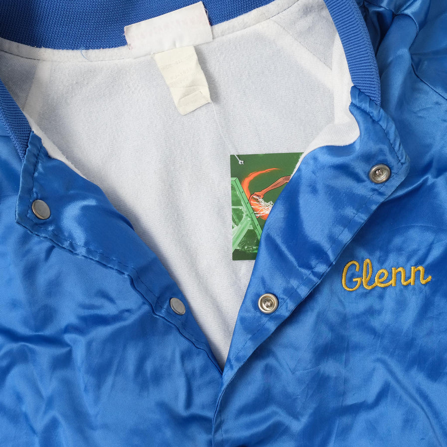 Vintage Satin College Jacket Medium 