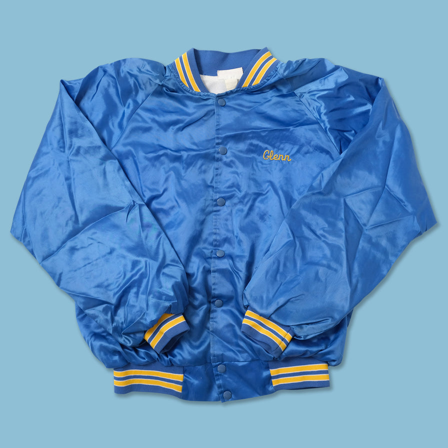 Vintage Satin College Jacket Medium 