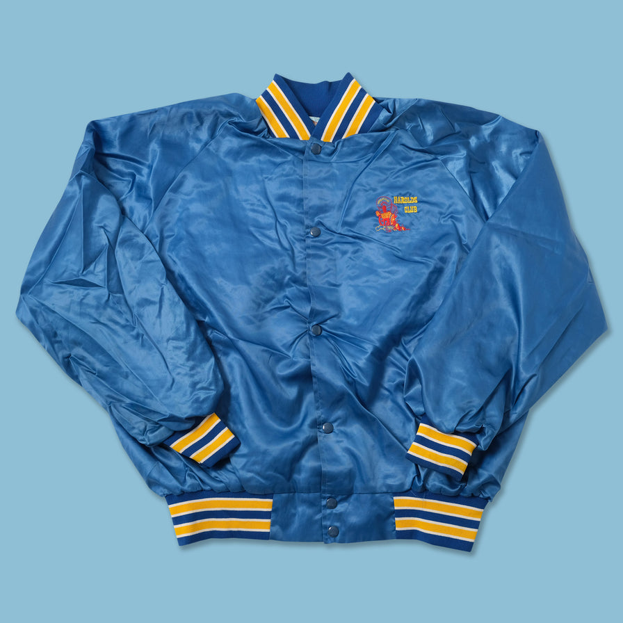 Vintage Satin College Jacket Large 