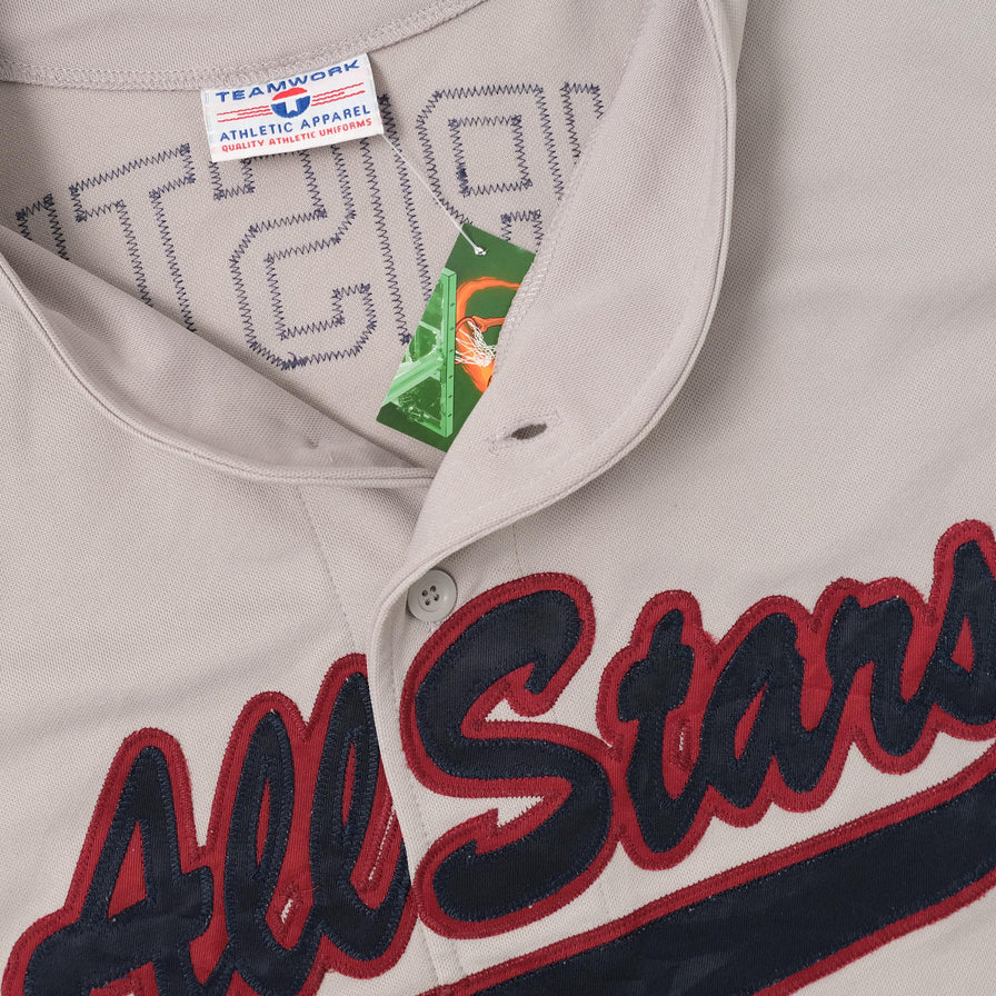 Vintage All Star Baseball Jersey Large 