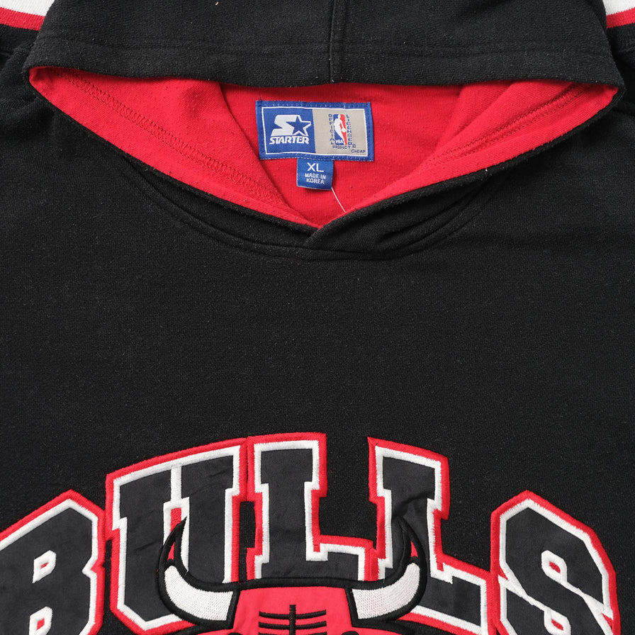 Vintage Starter Chicago Bulls Hoody XLarge 