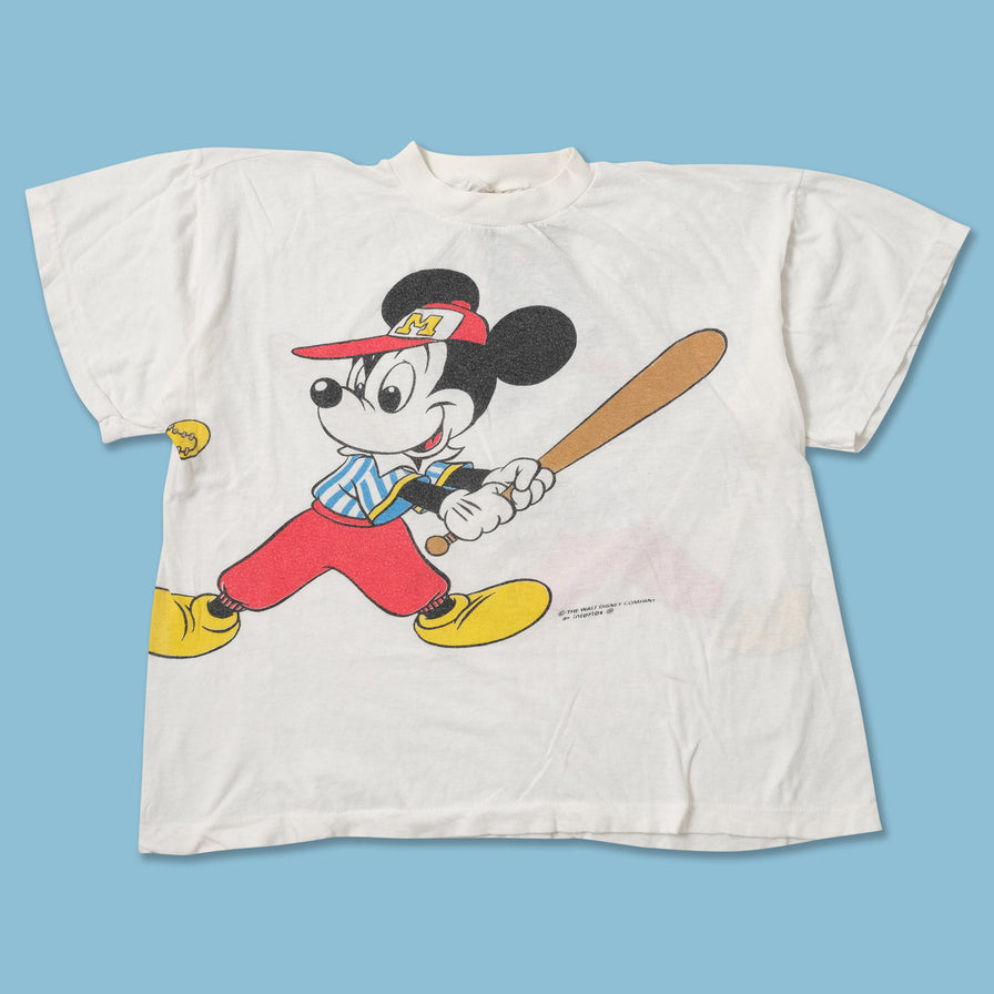 Vintage Mickey Mouse Women's T-Shirt XSmall 