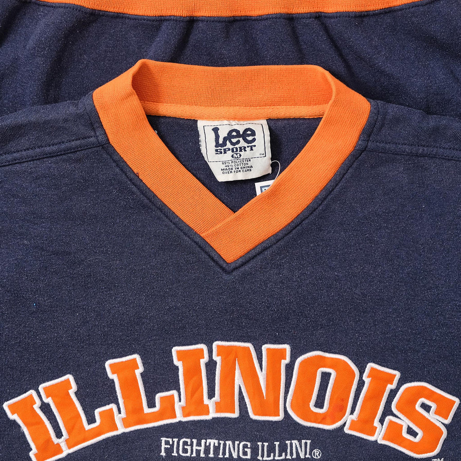 Vintage Fighting Illini Sweater Medium 