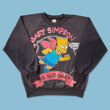 Women's Vintage Bart Simpson Sweater Small 