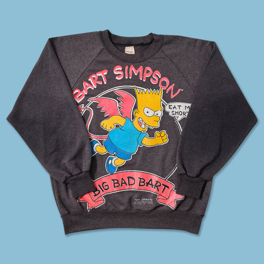 Women's Vintage Bart Simpson Sweater Small 