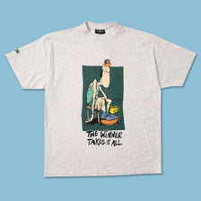 Vintage DS adidas The Winner Takes It All T-Shirt XLarge 