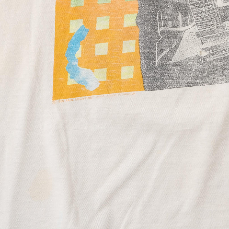1989 Paul McCartney T-Shirt Medium 