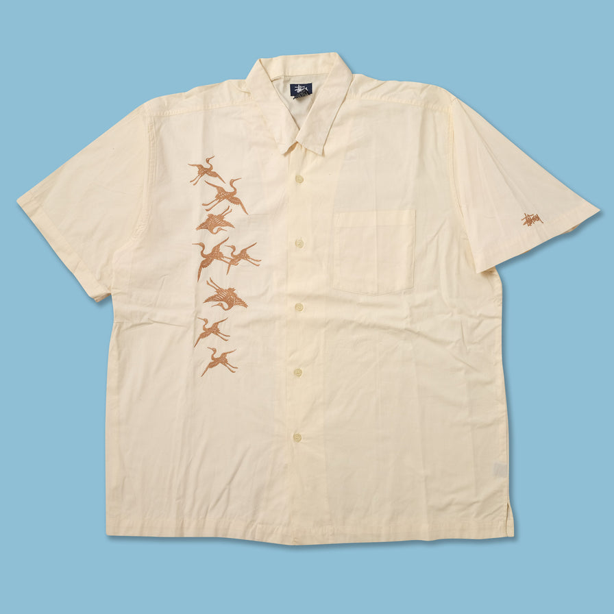 Vintage Stussy Crane Shirt XLarge 