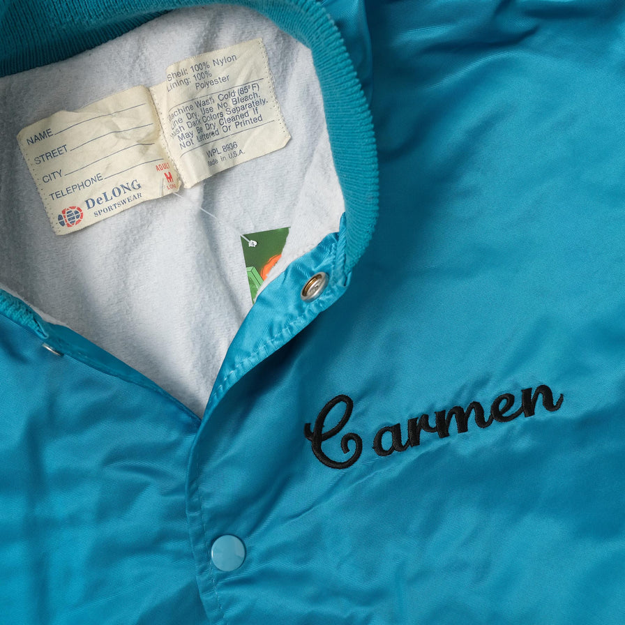 Vintage Satin College Jacket Medium 