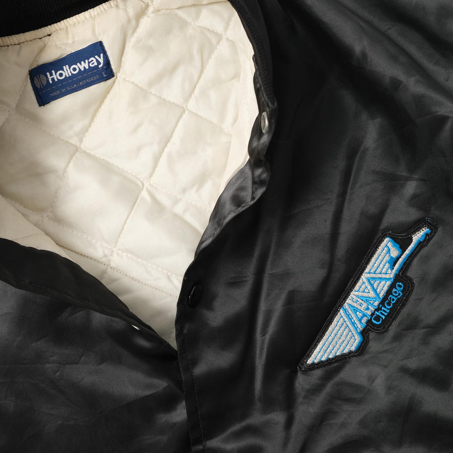 Vintage Satin College Jacket Large 