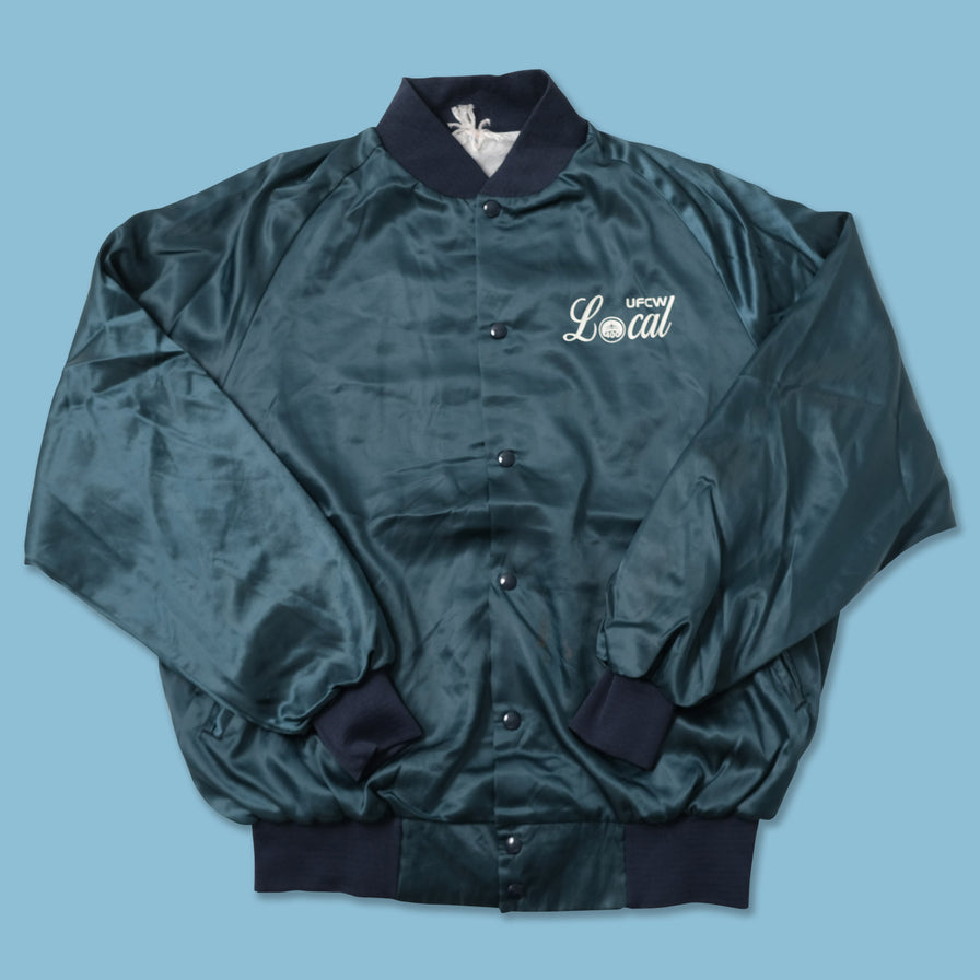 Vintage Satin College Jacket XLarge 