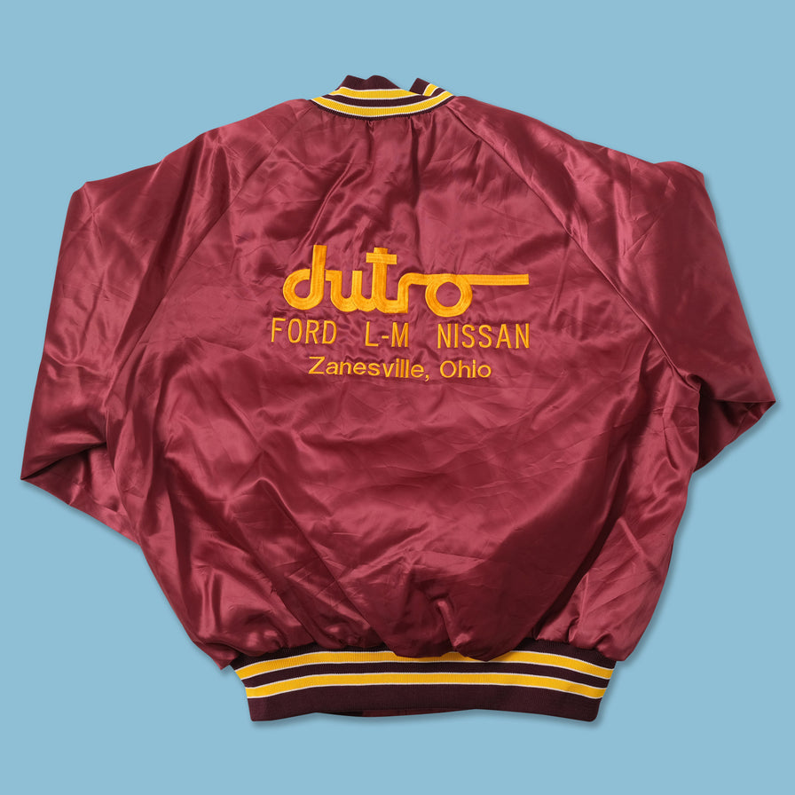 Vintage Satin College Jacket Medium 