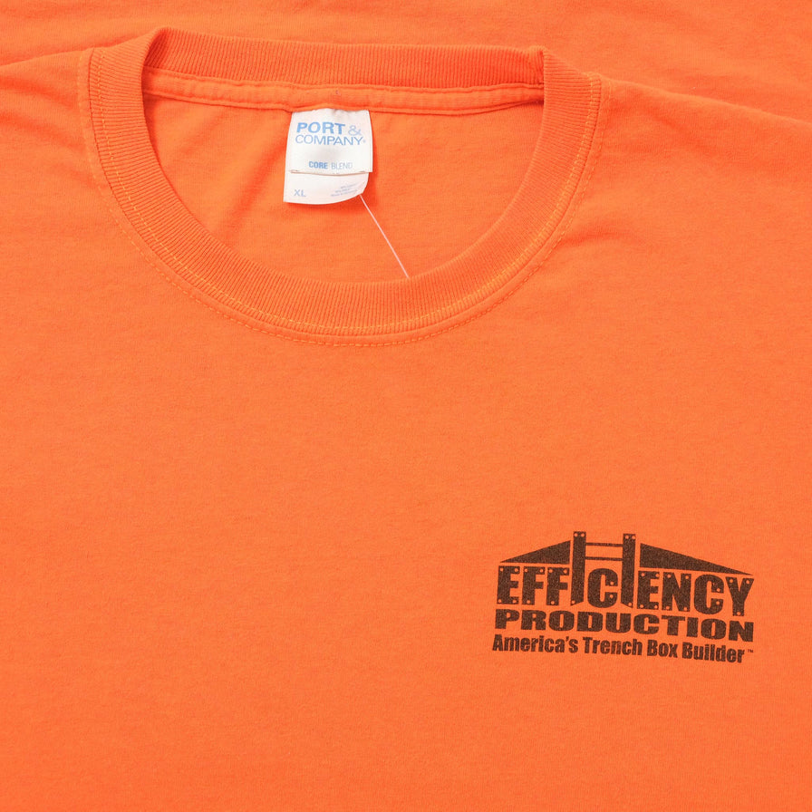 Vintage Effiency Production T-Shirt XLarge 