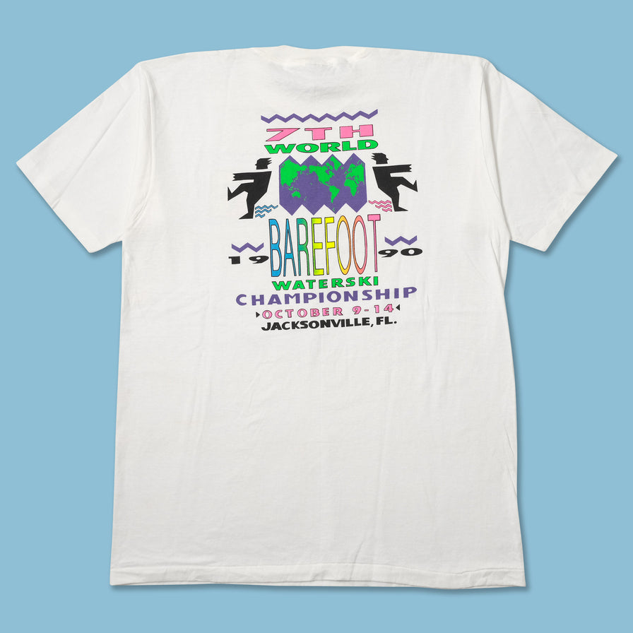 Vintage 1990 Barefoot Waterski T-Shirt XLarge 