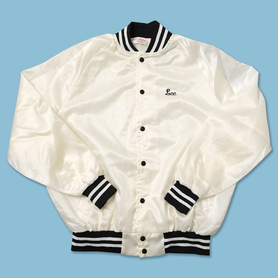 Vintage Satin College Jacket Large 