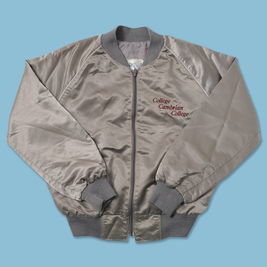 Vintage Satin College Jacket Medium 