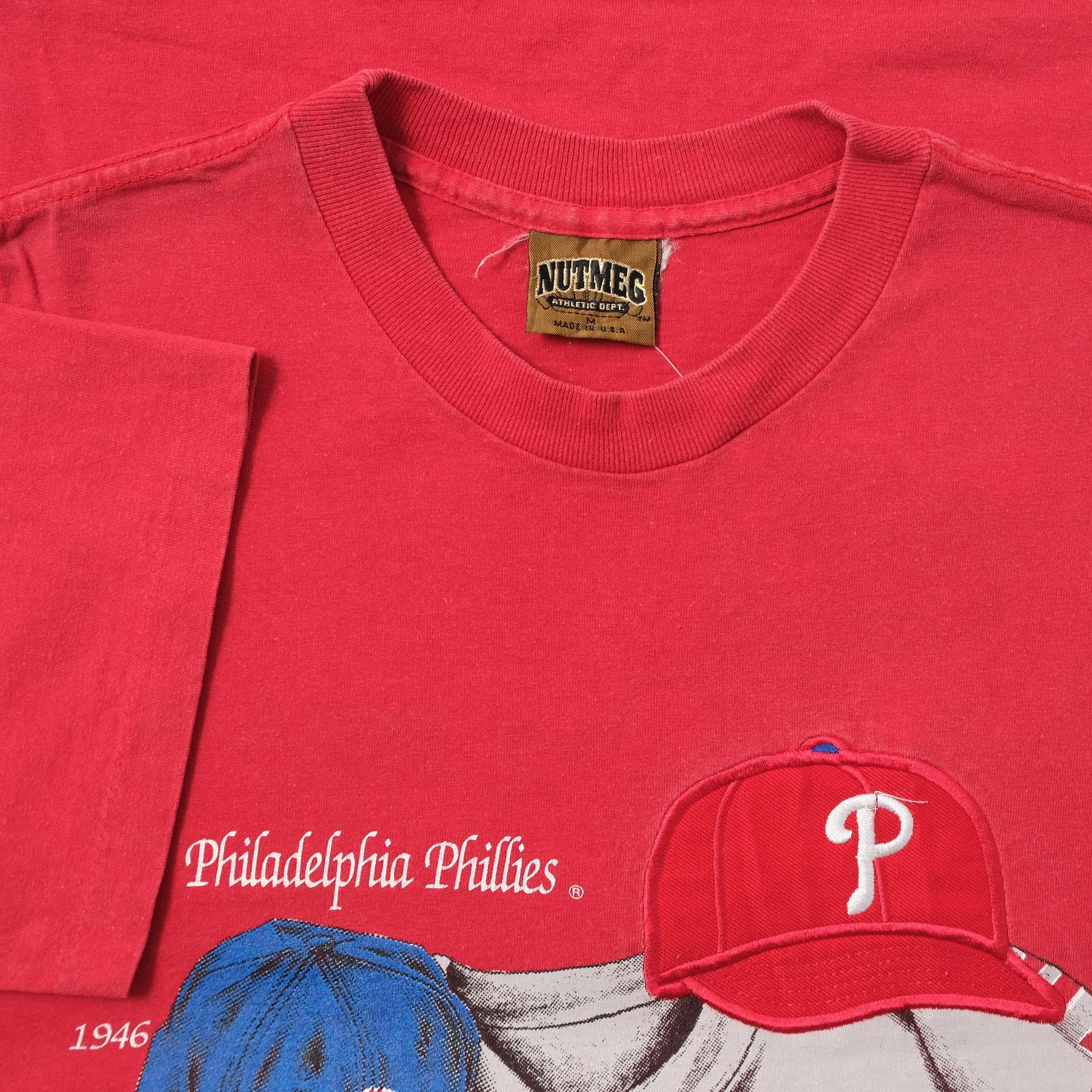 Vintage Nutmeg Philadelphia Phillies T-Shirt XLarge