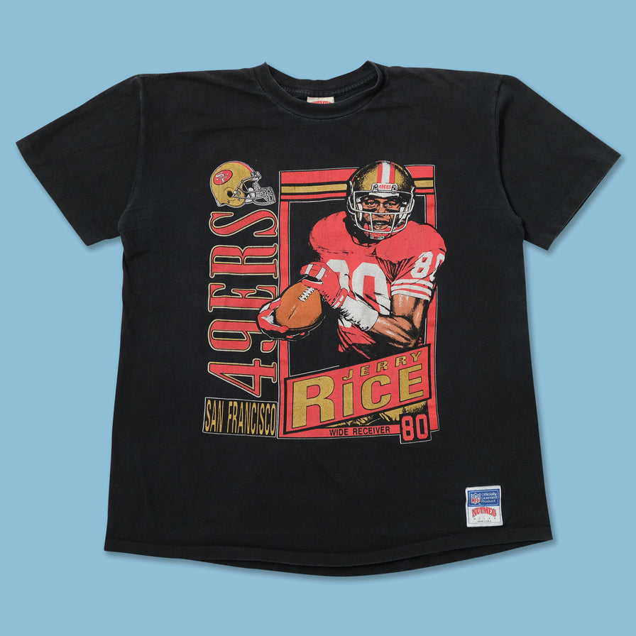 Unisex Vintage Faded San Francisco 49ers Rice Jersey