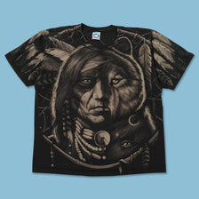 Vintage 1996 Liquid Blue T-Shirt Large 