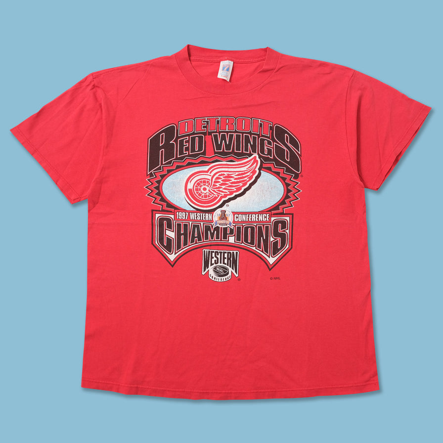Vintage Detroit Red Wings T-Shirt Large 