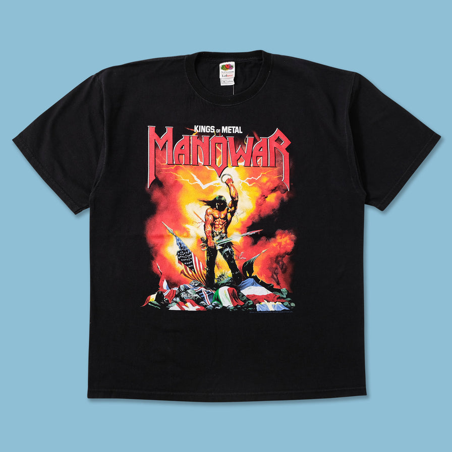 Vintage Manowar Kings of Metal T-Shirt XLarge 