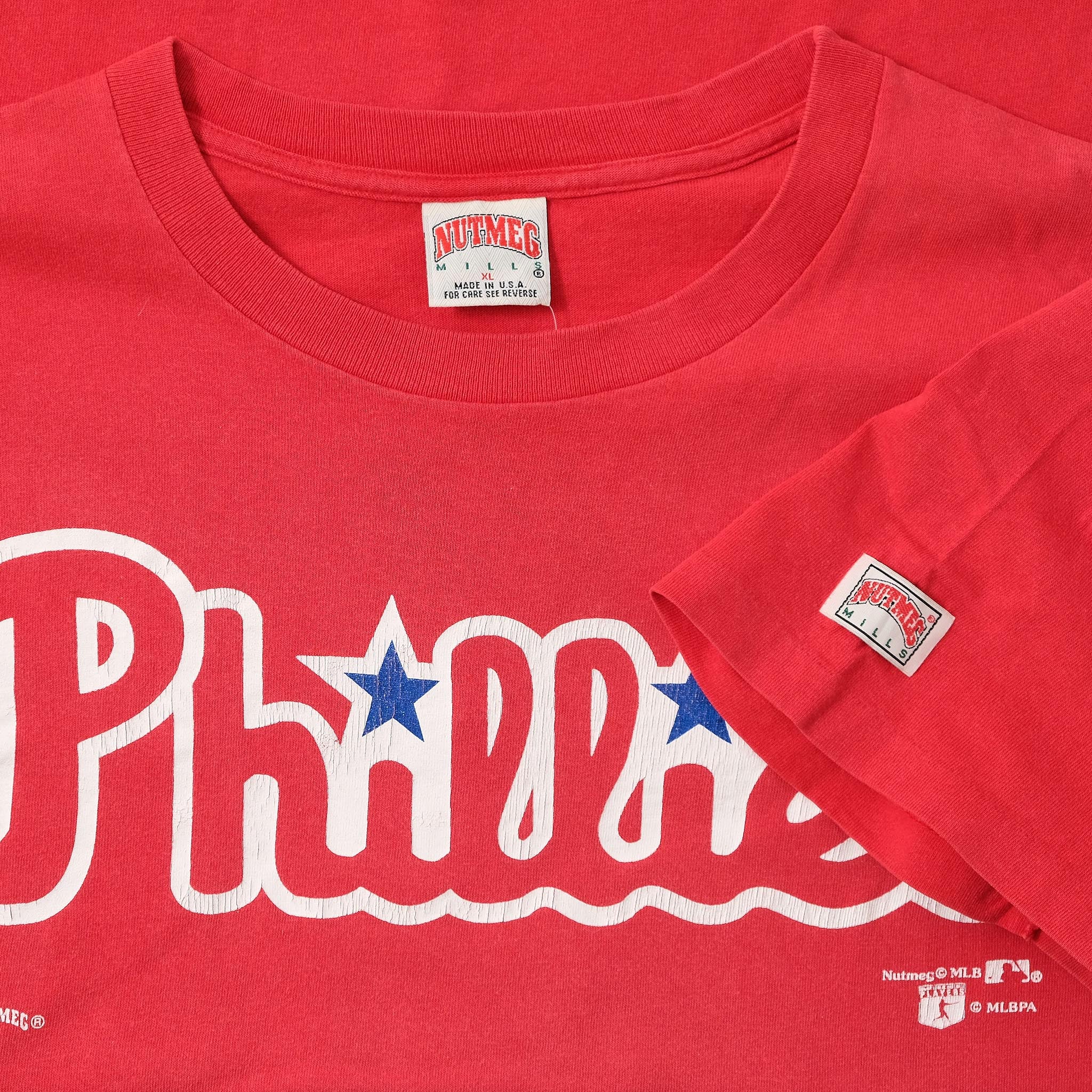 Vintage Nutmeg Philadelphia Phillies T-Shirt XLarge