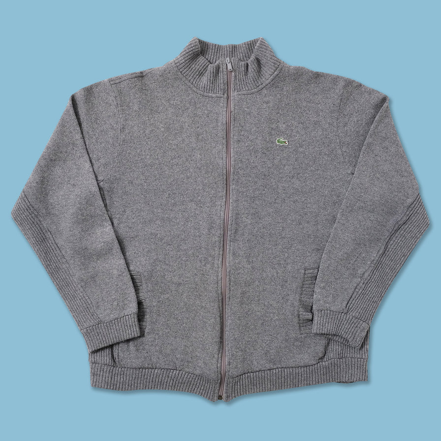 Vintage Lacoste Knit Jacket Large 