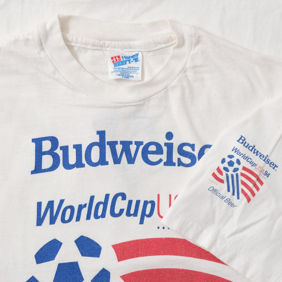 1994 World Cup Budweiser T-Shirt XLarge | Double Double Vintage
